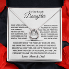 Jewelry Daughter Gift, An Angel, Love, Mom and Dad Daughter Gift, An Angel, Love, Mom and Dad