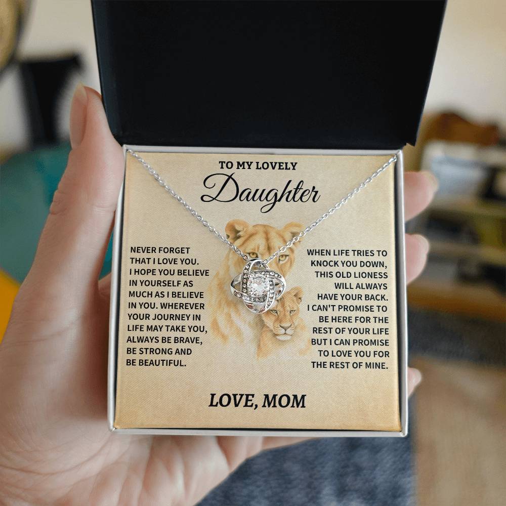 Jewelry Daughter Gift- Believe In Yourself- From Mom