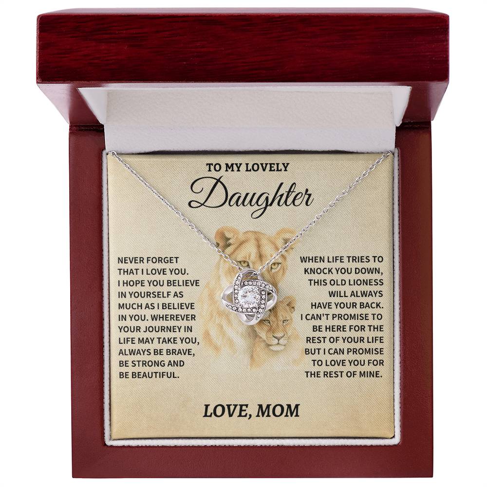 Jewelry Daughter Gift- Believe In Yourself- From Mom