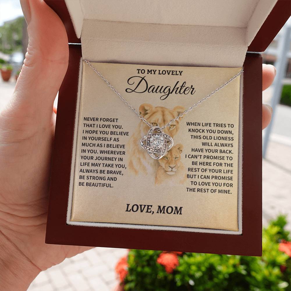 Jewelry Daughter Gift- Believe In Yourself- From Mom