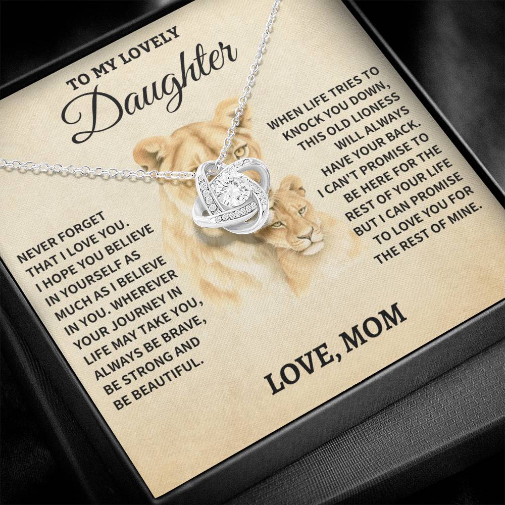 Jewelry Daughter Gift- Believe In Yourself- From Mom