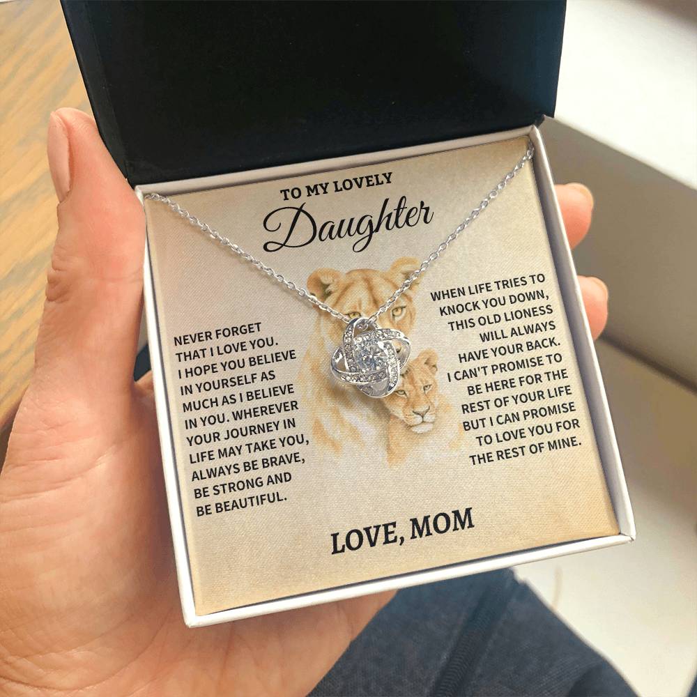 Jewelry Daughter Gift- Believe In Yourself- From Mom