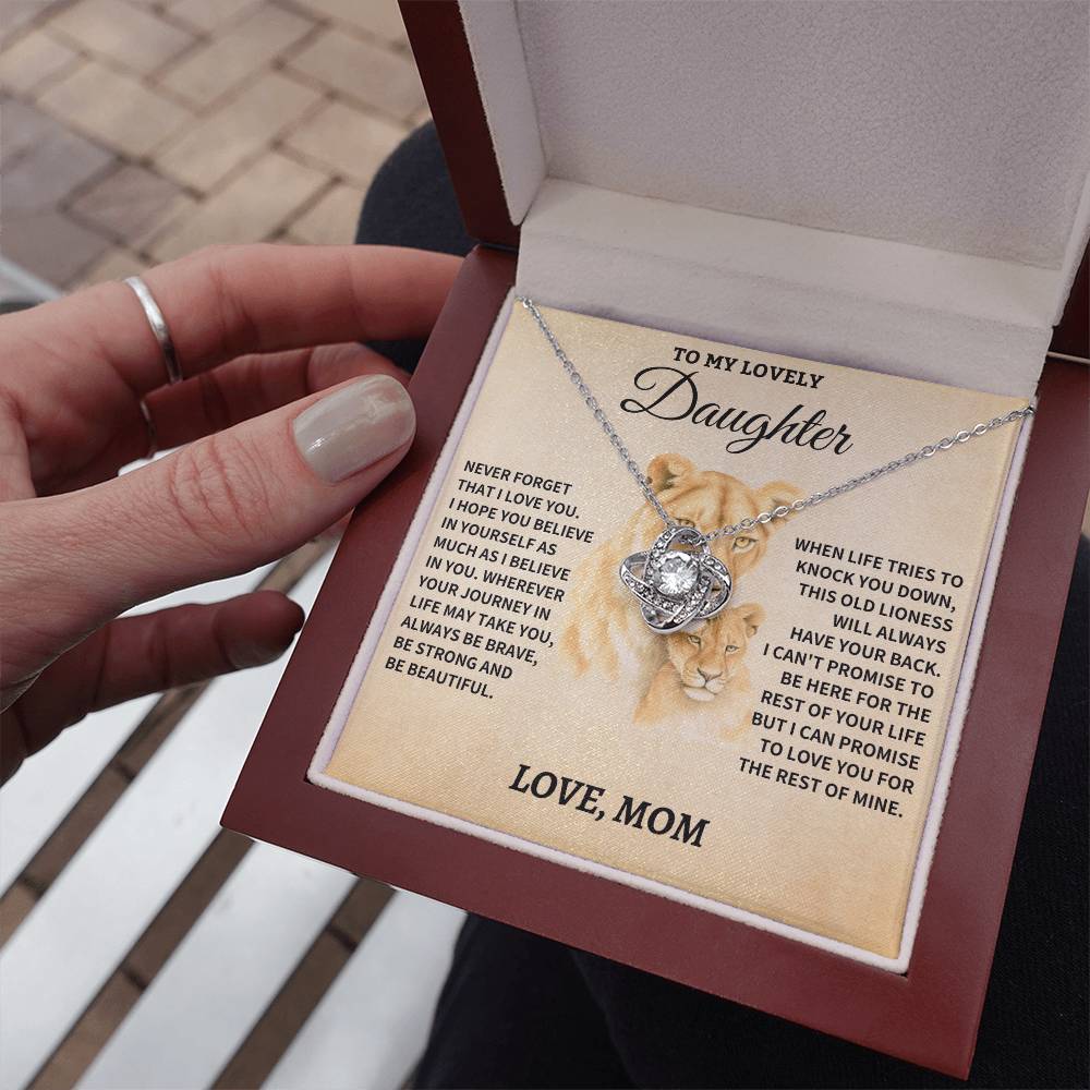 Jewelry Daughter Gift- Believe In Yourself- From Mom