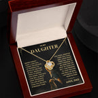Jewelry Daughter Gift From Dad- "Never Forget That I Love You" Knot Necklace
