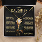 Jewelry Daughter Gift From Dad, "This Old Lion", Knot Necklace Daughter Gift From Dad, "This Old Lion", Knot Necklace