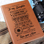 Jewelry Daughter Gift From Mom, "Believe In Yourself", Graphic Journal