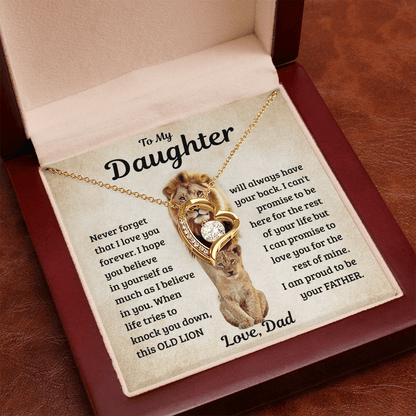 Jewelry Daughter Gift, Proud Dad Daughter Gift, Proud Dad