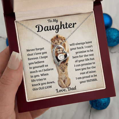 Jewelry Daughter Gift, Proud Dad Daughter Gift, Proud Dad