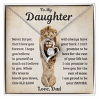 Jewelry Daughter Gift, Proud Dad Daughter Gift, Proud Dad