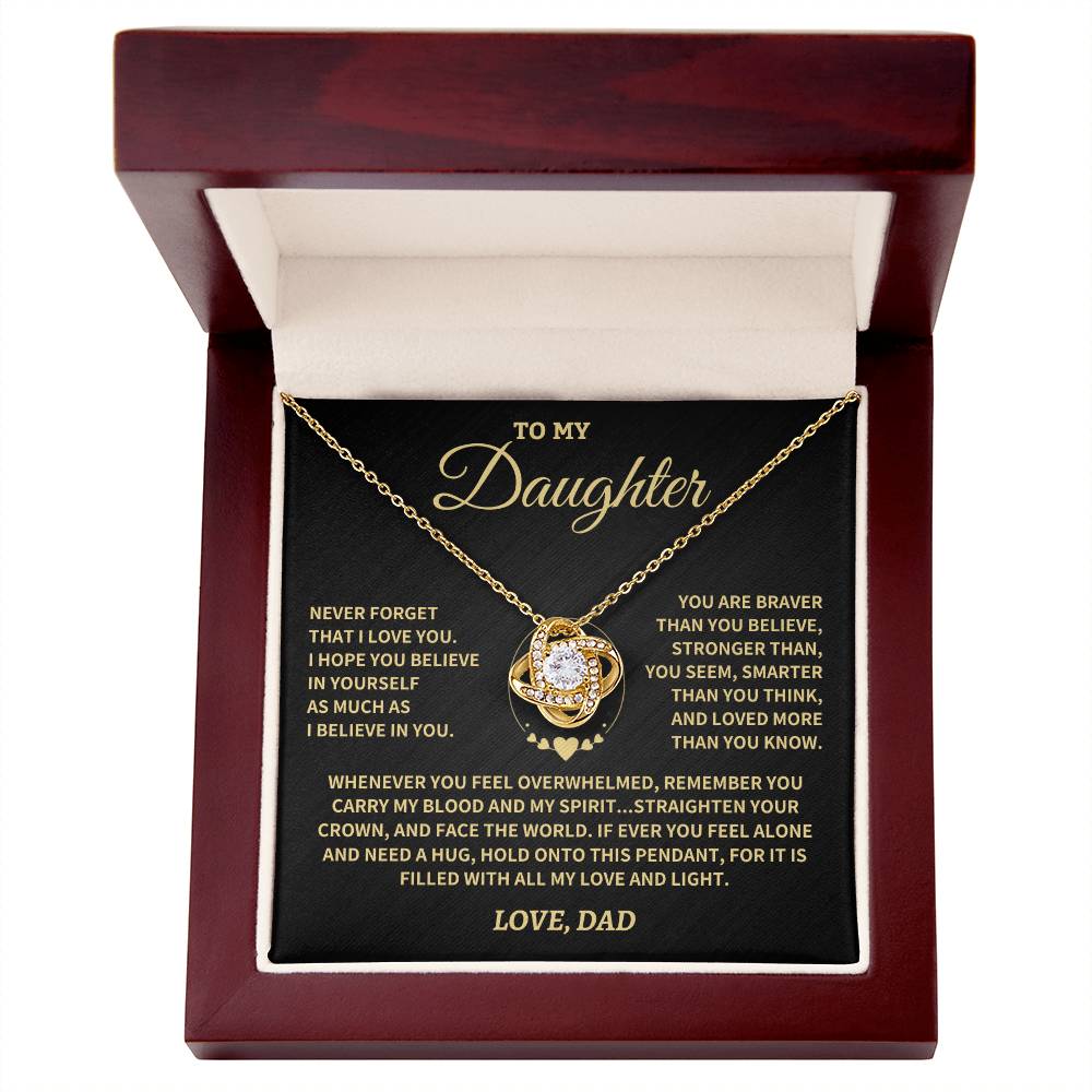 Jewelry Daughter Gift- Straighten Your Crown- From Dad