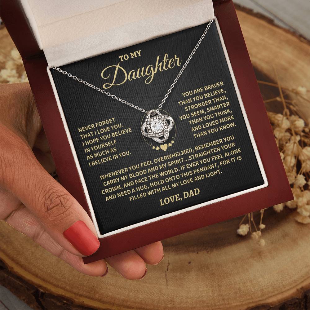 Jewelry Daughter Gift- Straighten Your Crown- From Dad