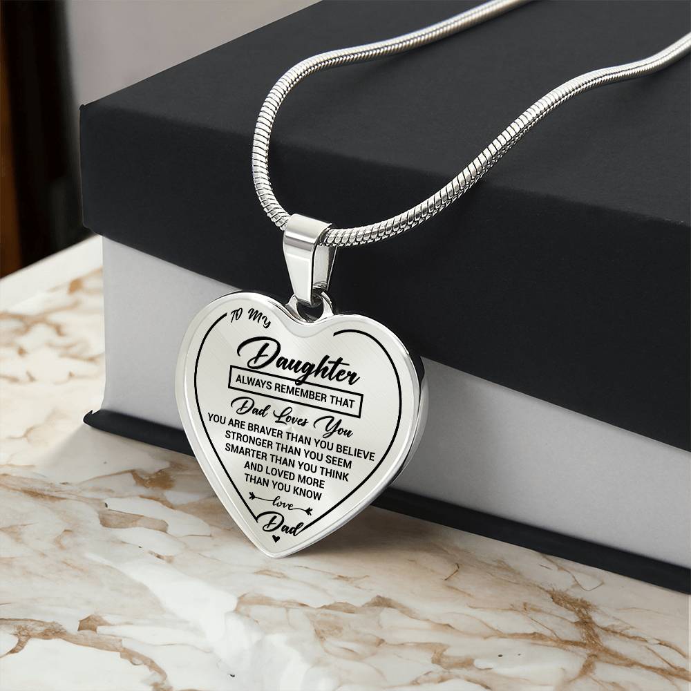 Jewelry Daughter Heart Necklace Gift