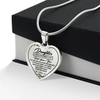 Jewelry Daughter Heart Necklace Gift