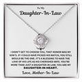 Jewelry Daughter-In-Heart Gift-From Mother-In-Law