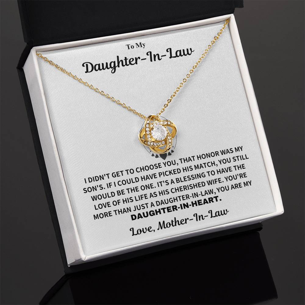 Jewelry Daughter-In-Heart Gift-From Mother-In-Law