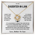 Jewelry Daughter-In-Law Gift-From Mother-in-Law Daughter-In-Law Gift-From Mother-in-Law