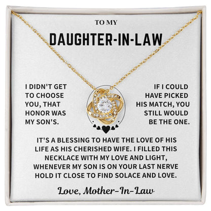 Jewelry Daughter-In-Law Gift-From Mother-in-Law
