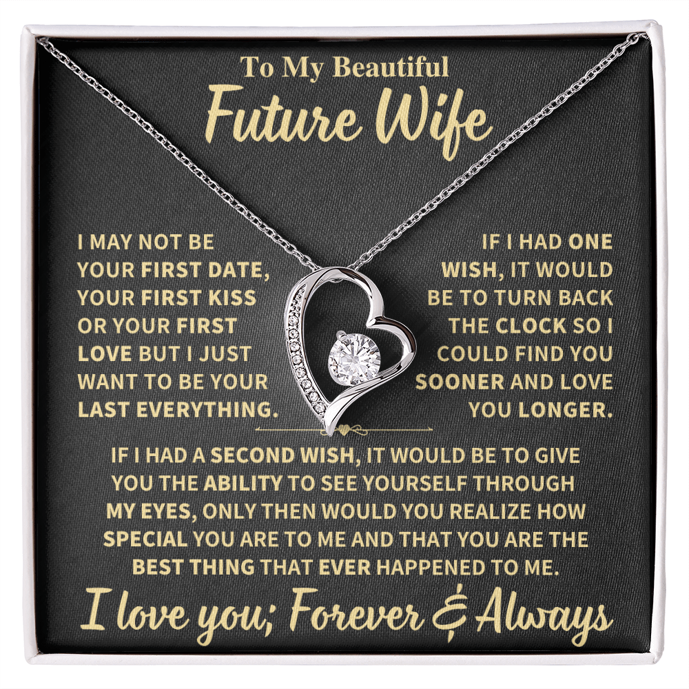 Jewelry Future Wife Gift, "My Last Everything",Forever Love Necklace Future Wife Gift, "My Last Everything",Forever Love Necklace