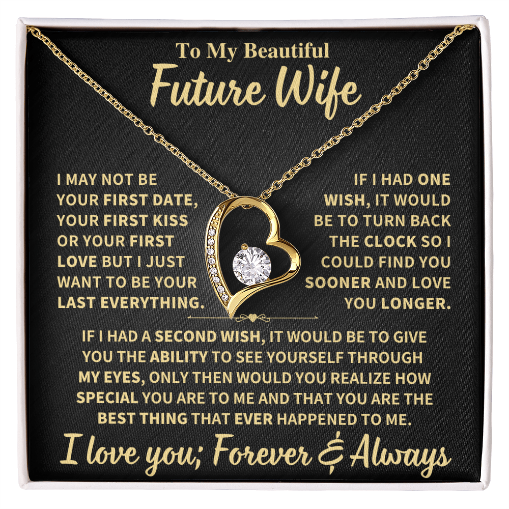Jewelry Future Wife Gift, "My Last Everything",Forever Love Necklace Future Wife Gift, "My Last Everything",Forever Love Necklace