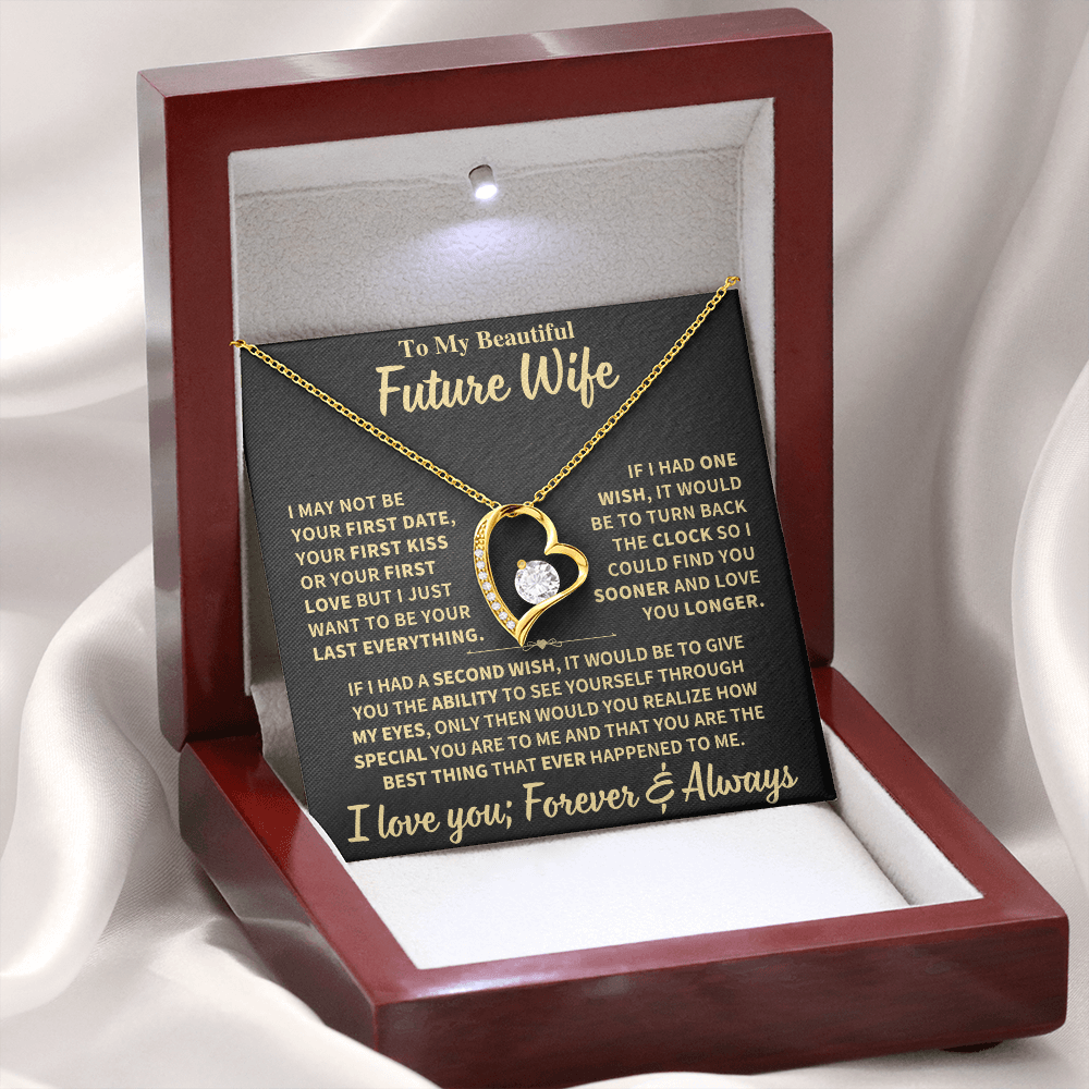 Jewelry Future Wife Gift, "My Last Everything",Forever Love Necklace Future Wife Gift, "My Last Everything",Forever Love Necklace