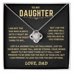 Jewelry Gift For Daughter From Dad, "Crown Might Tilt But Don't Ever Let It Fall" Gift For Daughter From Dad, "Crown Might Tilt But Don't Ever Let It Fall"