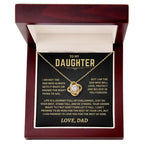 Jewelry Gift For Daughter From Dad, "Crown Might Tilt But Don't Ever Let It Fall" Gift For Daughter From Dad, "Crown Might Tilt But Don't Ever Let It Fall"