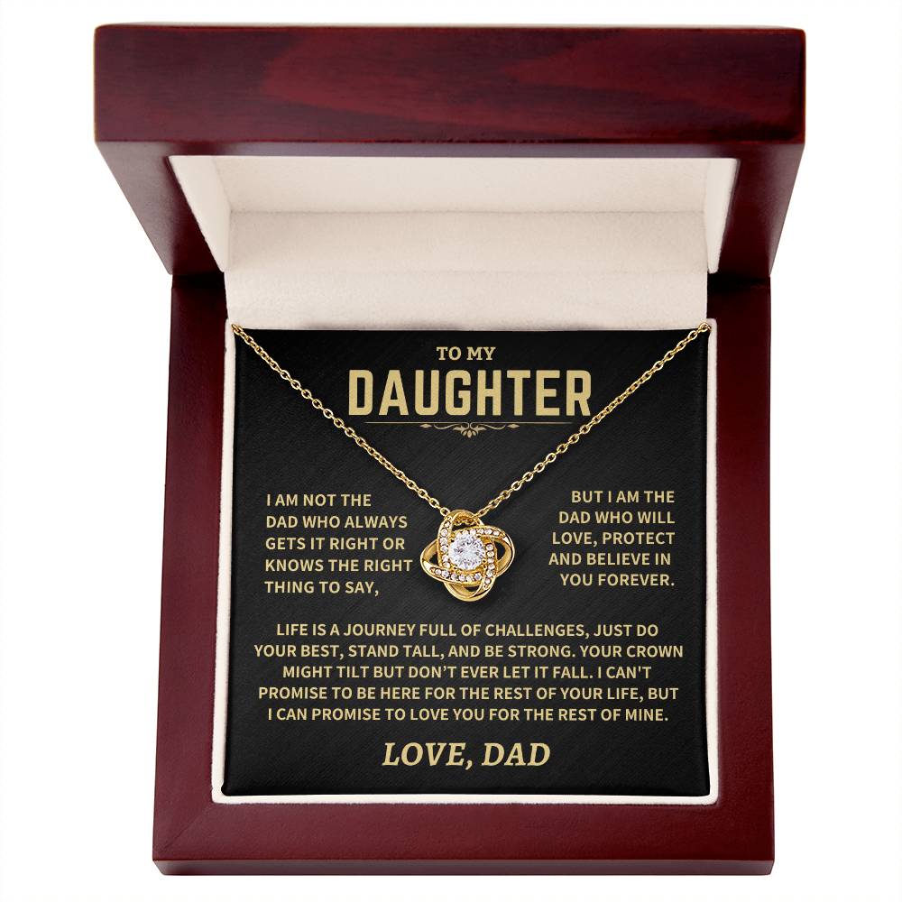 Jewelry Gift For Daughter From Dad, "Crown Might Tilt But Don't Ever Let It Fall" Gift For Daughter From Dad, "Crown Might Tilt But Don't Ever Let It Fall"
