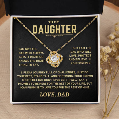 Jewelry Gift For Daughter From Dad, "Crown Might Tilt But Don't Ever Let It Fall" Gift For Daughter From Dad, "Crown Might Tilt But Don't Ever Let It Fall"