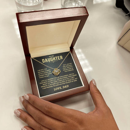 Jewelry Gift For Daughter From Dad, "Crown Might Tilt But Don't Ever Let It Fall" Gift For Daughter From Dad, "Crown Might Tilt But Don't Ever Let It Fall"