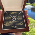 Jewelry Gift For Daughter From Dad- Horse Shoe Necklace Gift For Daughter From Dad- Horse Shoe Necklace