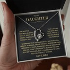 Jewelry Gift For Daughter From Dad, "Whenever Your Crown Gets Heavy" Heart Necklace Gift For Daughter From Dad, "Whenever Your Crown Gets Heavy" Heart Necklace