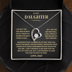 Jewelry Gift For Daughter From Dad, "Whenever Your Crown Gets Heavy" Heart Necklace Gift For Daughter From Dad, "Whenever Your Crown Gets Heavy" Heart Necklace