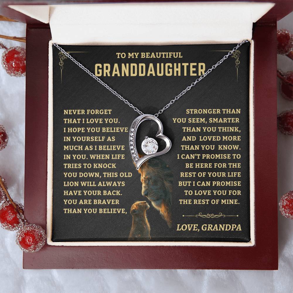 Jewelry Gift For Granddaughter From Grandpa Gift For Granddaughter From Grandpa