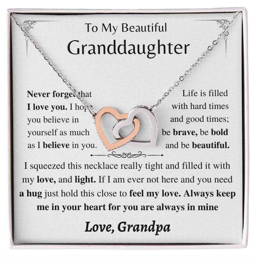 Jewelry Gift For Granddaughter From Grandpa Gift For Granddaughter From Grandpa