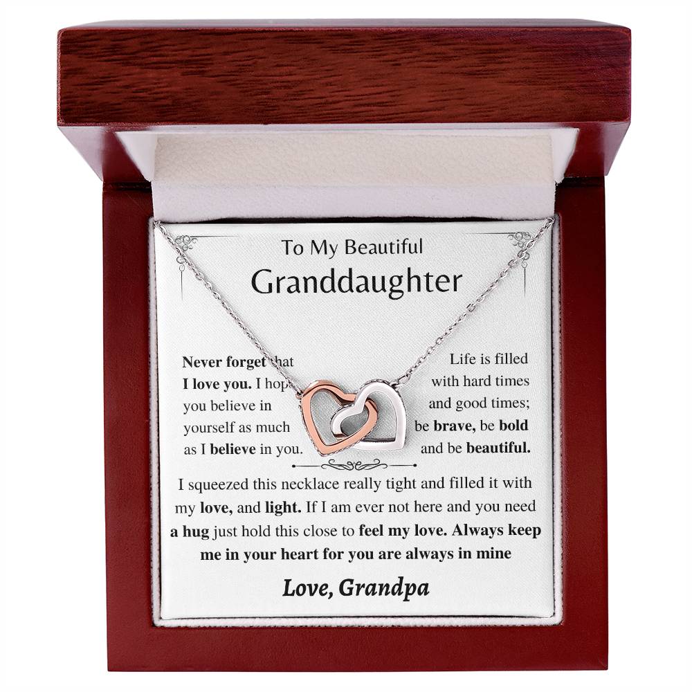 Jewelry Gift For Granddaughter From Grandpa Gift For Granddaughter From Grandpa