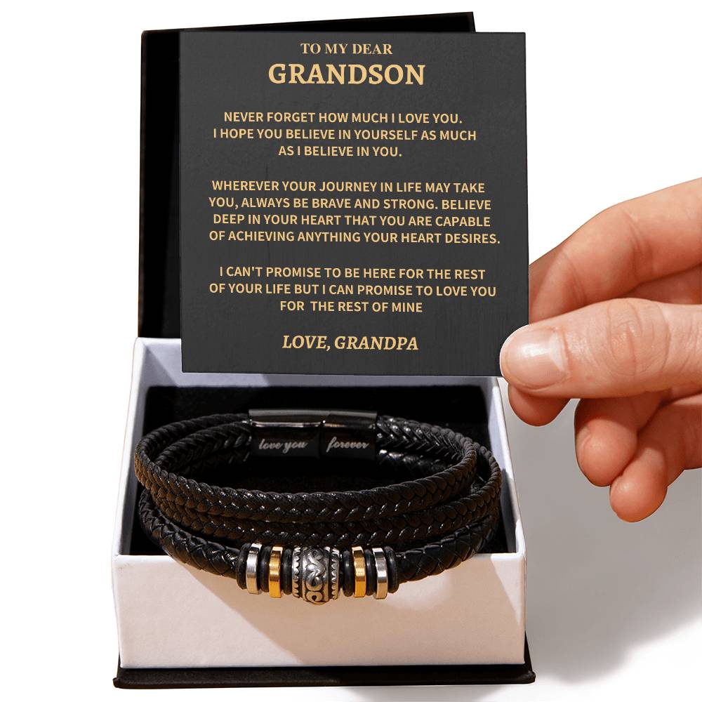 Jewelry Gift For Grandson, From Grandpa Gift For Grandson, From Grandpa