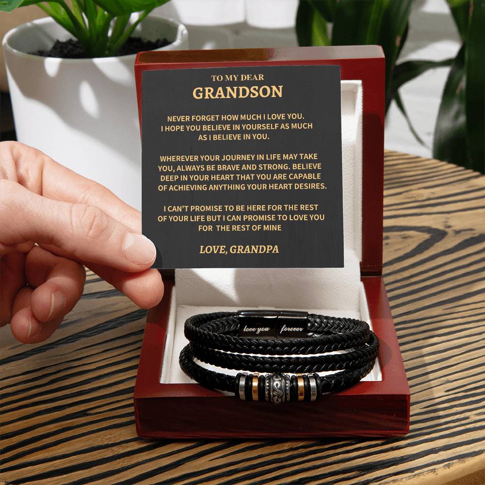 Jewelry Gift For Grandson, From Grandpa Gift For Grandson, From Grandpa