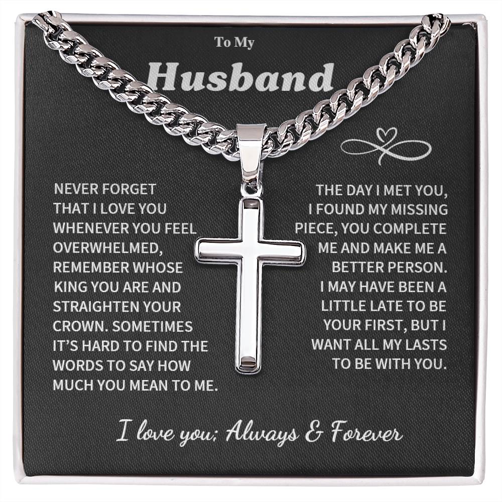 Jewelry Gift For Husband-Cuban Cross