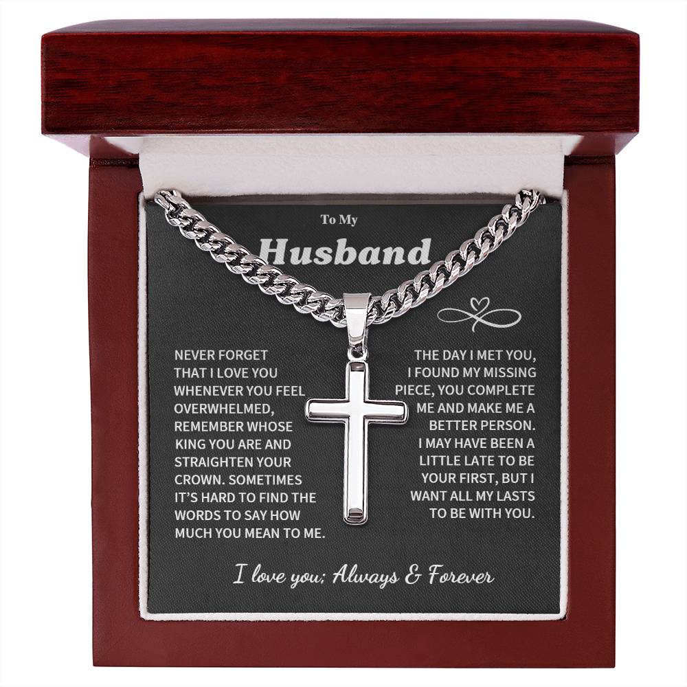 Jewelry Gift For Husband-Cuban Cross