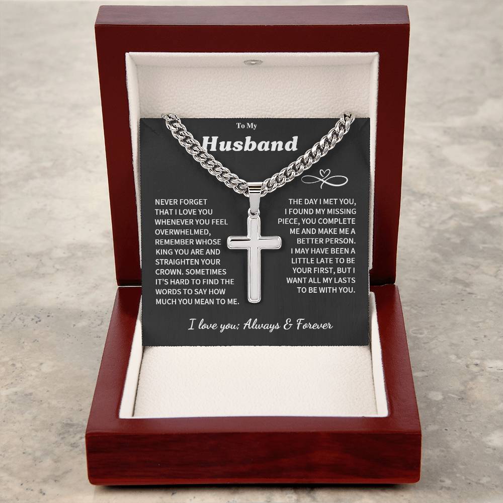 Jewelry Gift For Husband-Cuban Cross