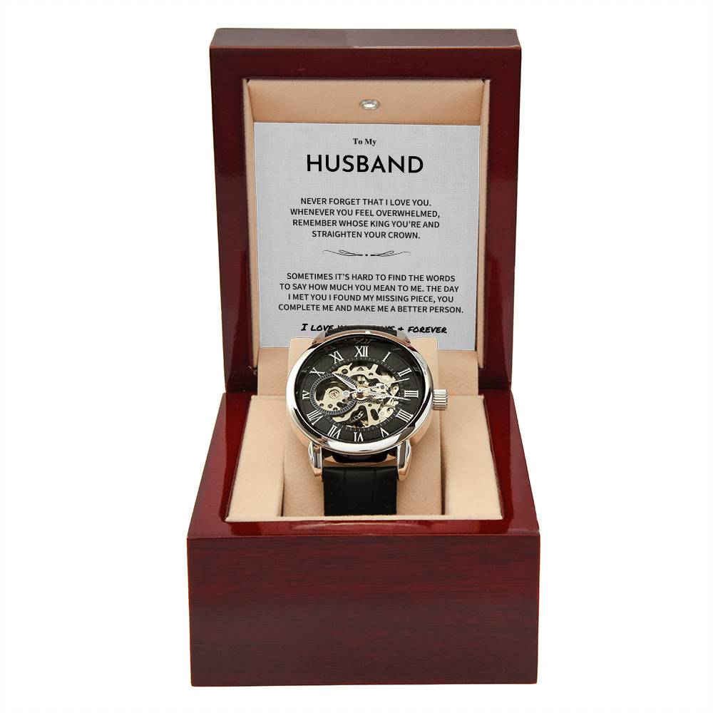 Jewelry Gift For Husband-Openwork Watch