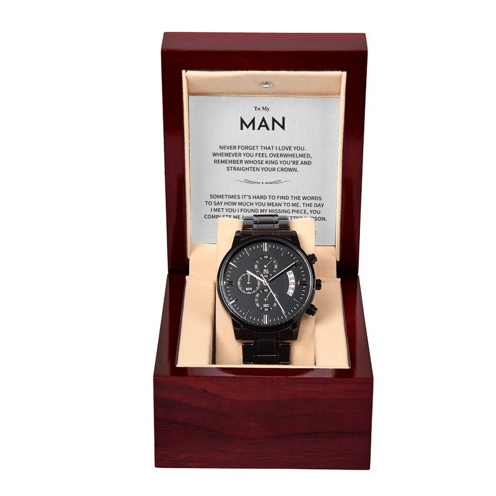 Jewelry Gift for My Man-Chronograph Watch