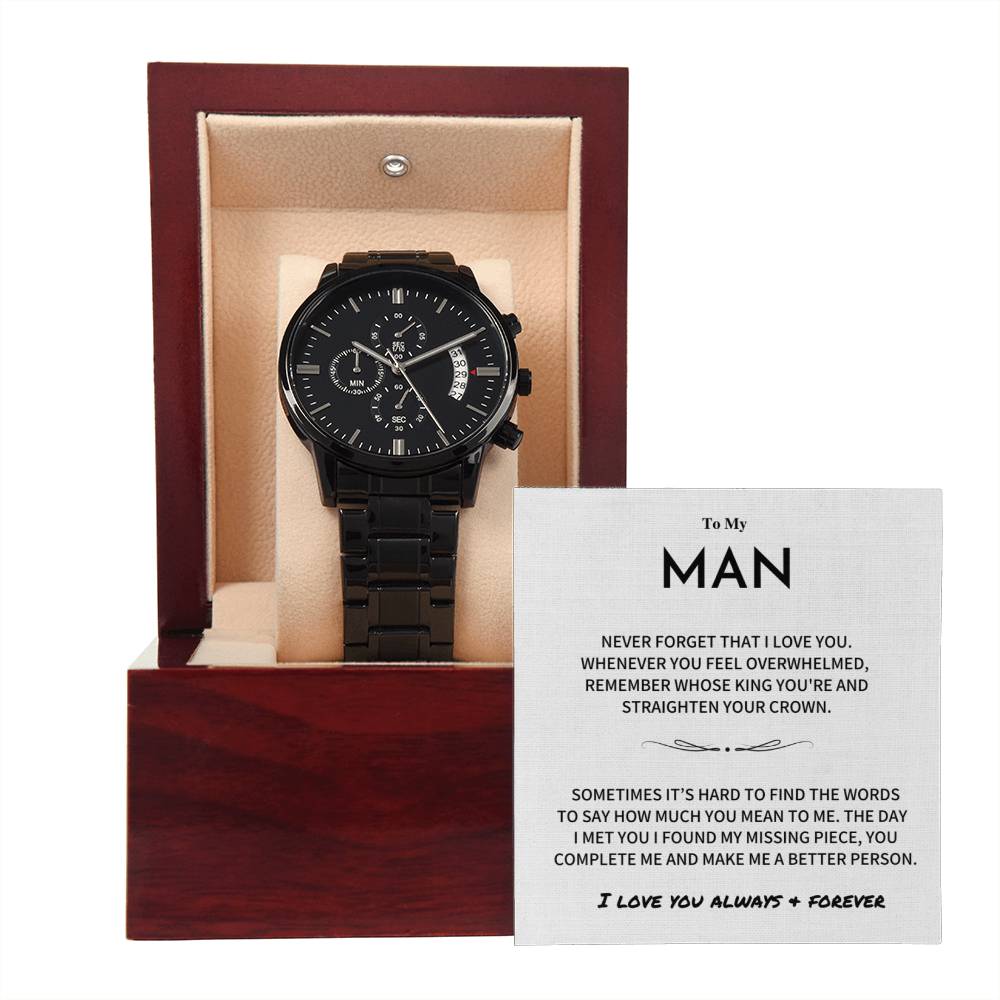 Jewelry Gift for My Man-Chronograph Watch