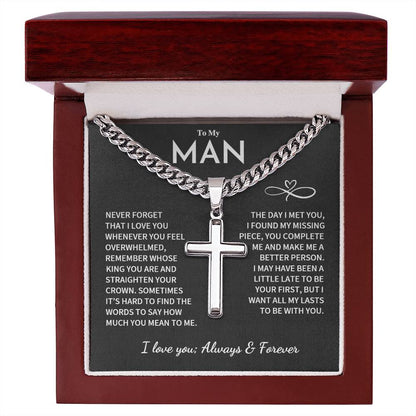 Jewelry Gift For My Man-Cuban Cross Chain