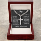 Jewelry Gift For My Man-Cuban Cross Chain