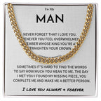 Jewelry Gift for my My Man-Cuban Link Chain