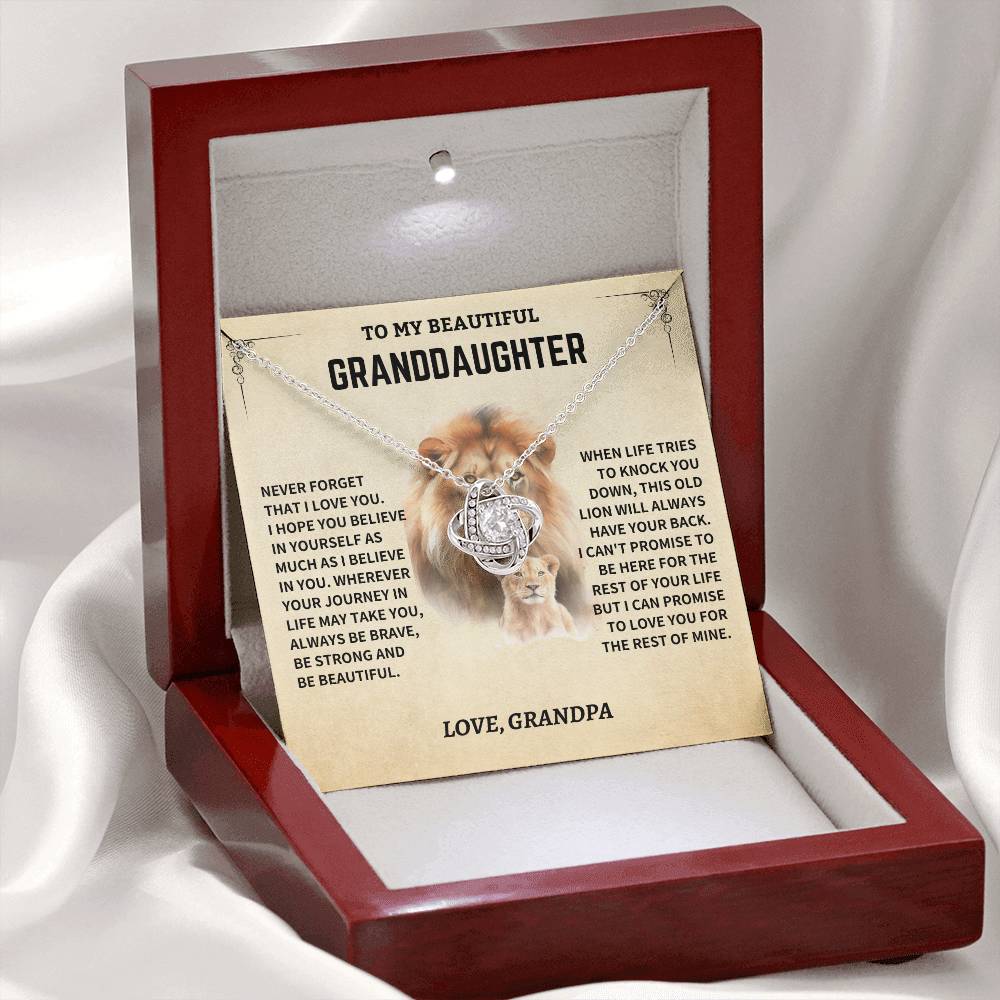 Jewelry Granddaughter Gift-Believe In Yourself- From Grandpa