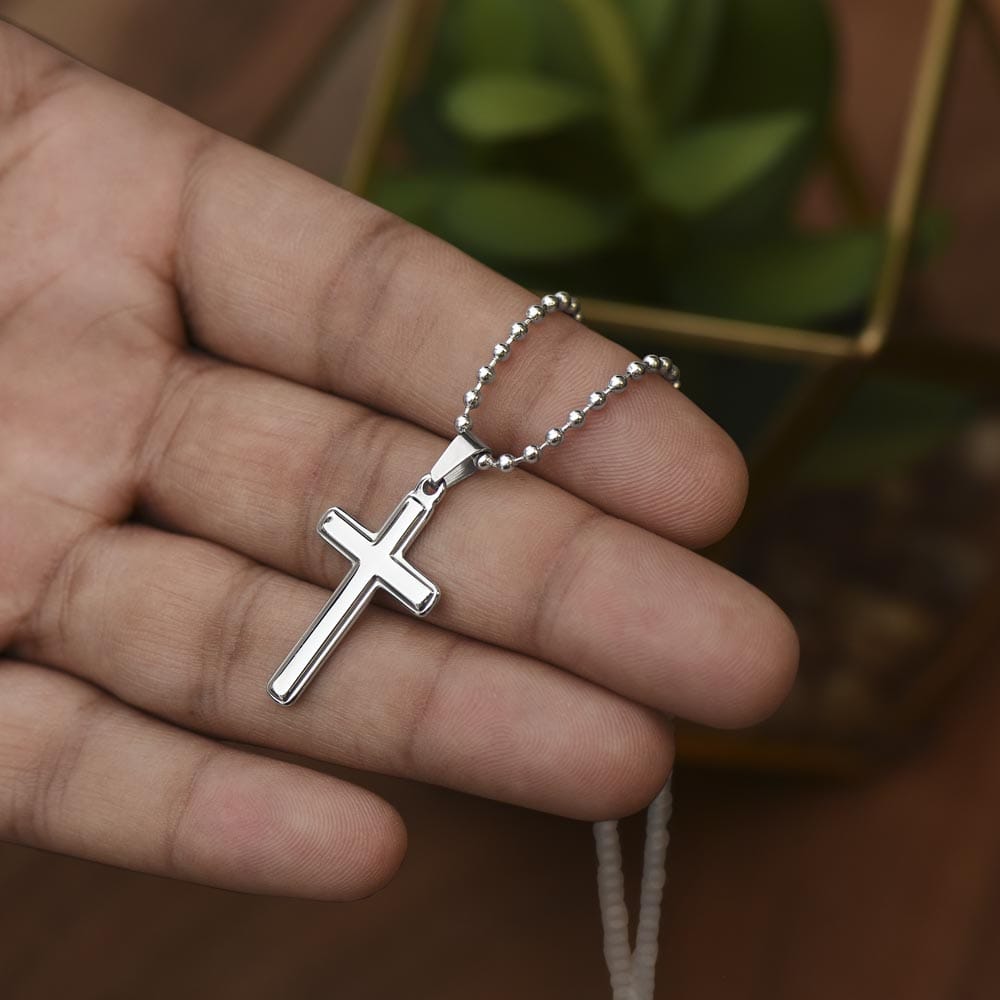 Jewelry Granddaughter Gift, Cross Necklace Granddaughter Gift, Cross Necklace