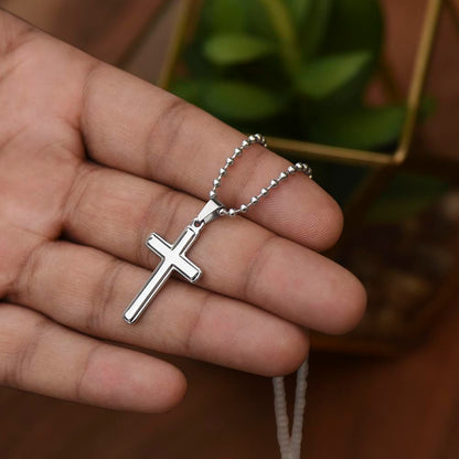Jewelry Granddaughter Gift, Cross Necklace Granddaughter Gift, Cross Necklace