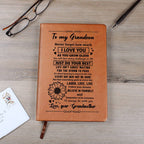 Jewelry Grandson Gift From Grandmother, "Never Forget", Graphic Journal
